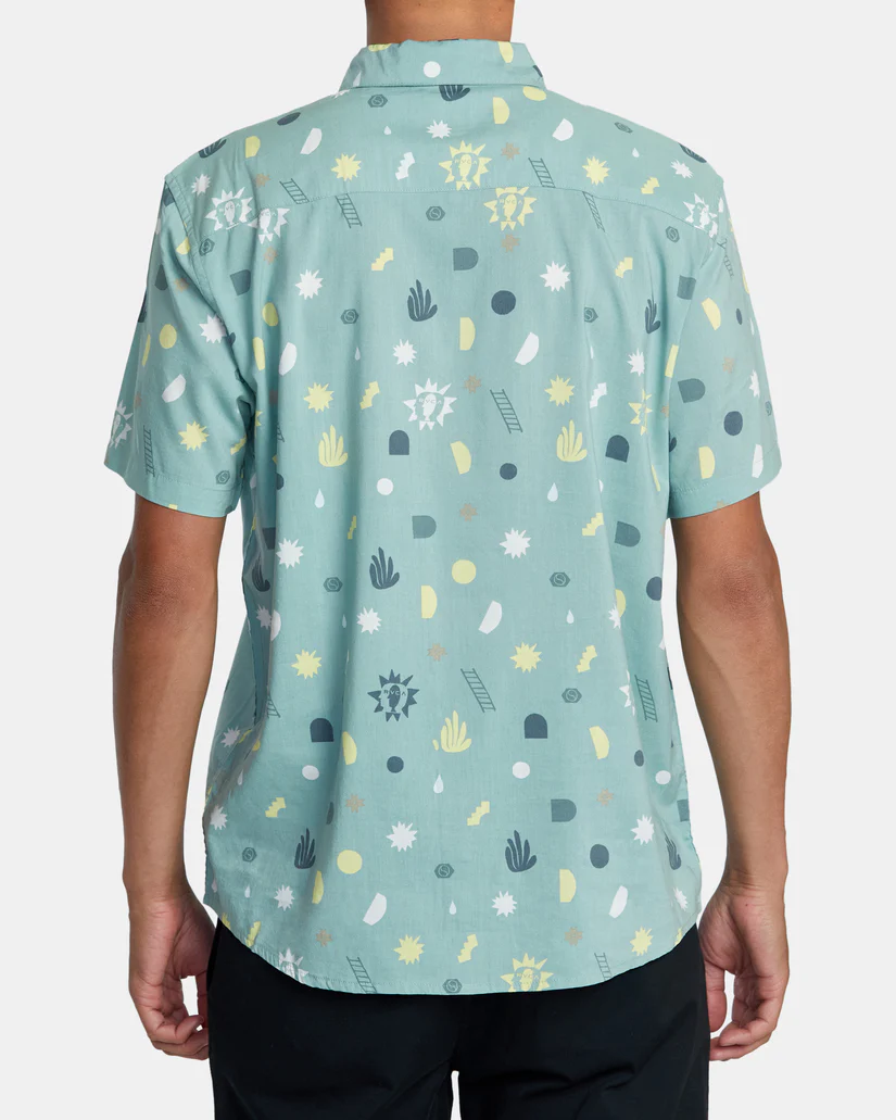 CAMISA MASCULINO RVCA MORNING GLORY WVTP – foto 2